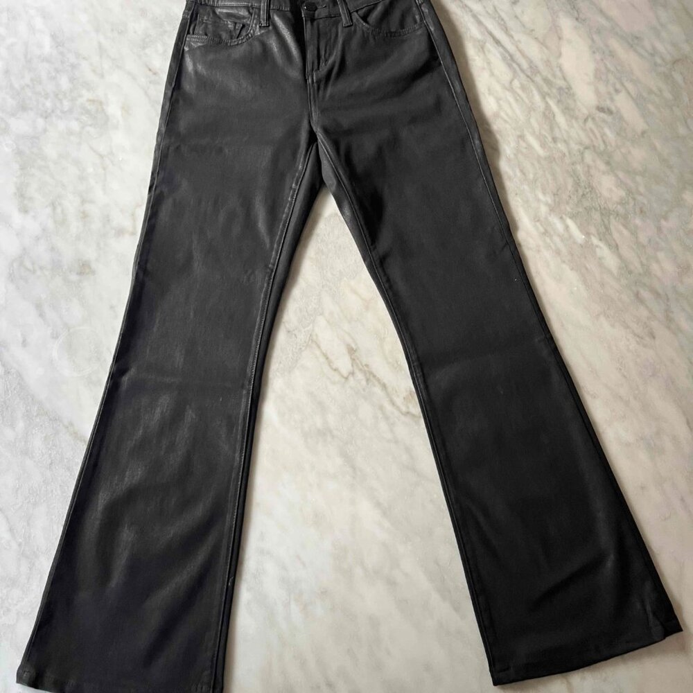 Joe’s Jeans “The Provocateur” Black Coated Jeans